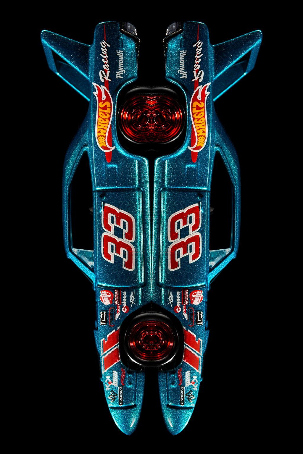 photographic artwork of a plymouth superbird by patrick steel