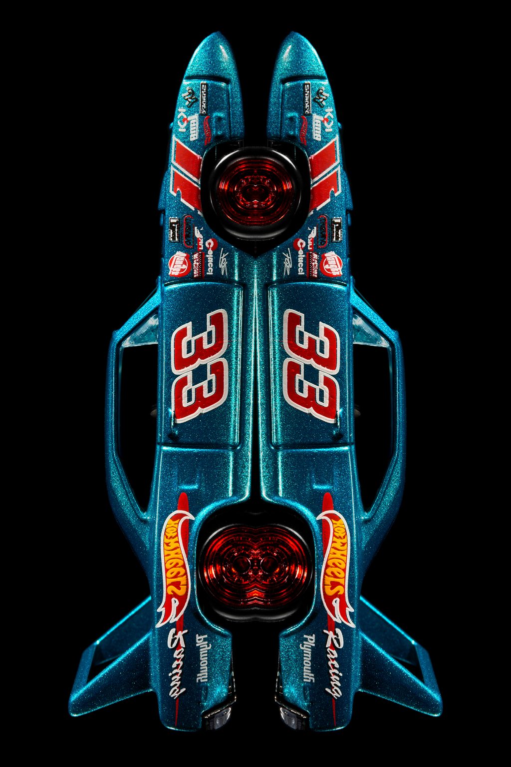 photographic artwork of a plymouth superbird by patrick steel